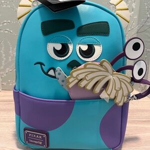 NWT Loungefly Disney Sully with Boo Pouch Cosplay Womens Double Strap Backpack